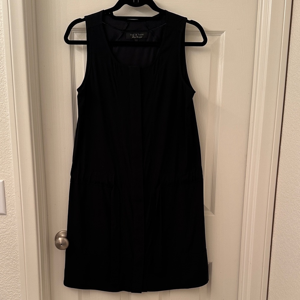 Rag & Bone Classic Black Mini Dress